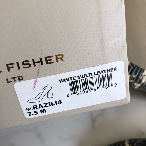 Marc Fisher Razili Snake Embossed Leather Pump 7.5 - Picture 10 of 16